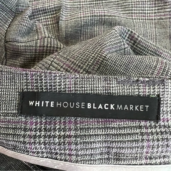 White House Black Market Checkered Pants 10 Long - Picture 7 of 9